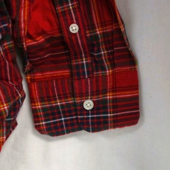 Place Family Holiday Plaid Dad's Shirt NWT - Picture 3 of 6